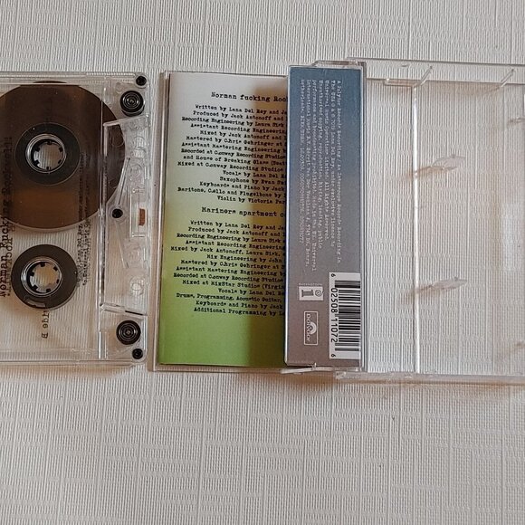 LANA DEL REY - NORMAN FUCKING ROCKWELL - Clear UK Imported Cassette - Picture 6 of 6